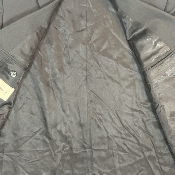 Pronto Uomo Men's Black 100% Wool Blazer Jacket Classic Style – Size 48 Regular - Picture 7 of 16